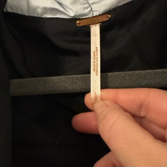 Free People Women's Blue & Black Dual Fabric Zip Up Vest Lighweight - Picture 7 of 7